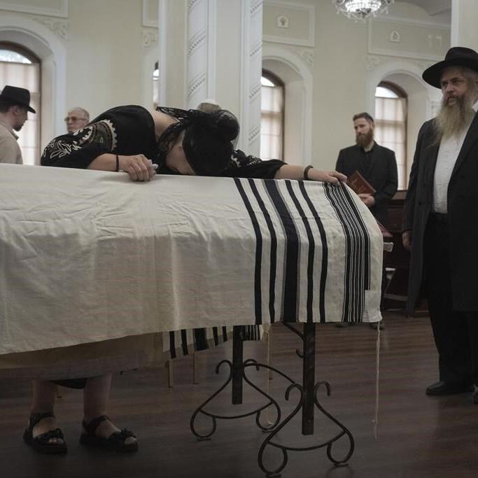 Ukraine's chief rabbi mourns his adopted son who was killed in battle